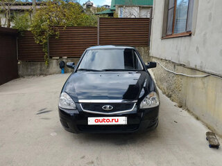 2008 Lada (ВАЗ) Priora I, чёрный, 300000 рублей, вид 2