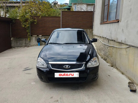 2008 Lada (ВАЗ) Priora I, чёрный, 300000 рублей, вид 2