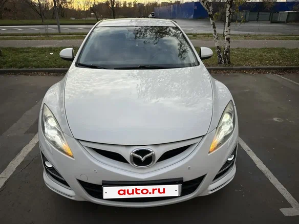 2010 Mazda 6 II (GH) Рестайлинг, белый, 985000 рублей