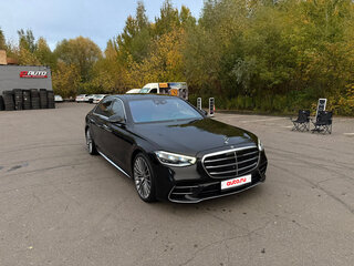 2020 Mercedes-Benz S-Класс 450 Long 4MATIC VII (W223), чёрный, 7250000 рублей, вид 4