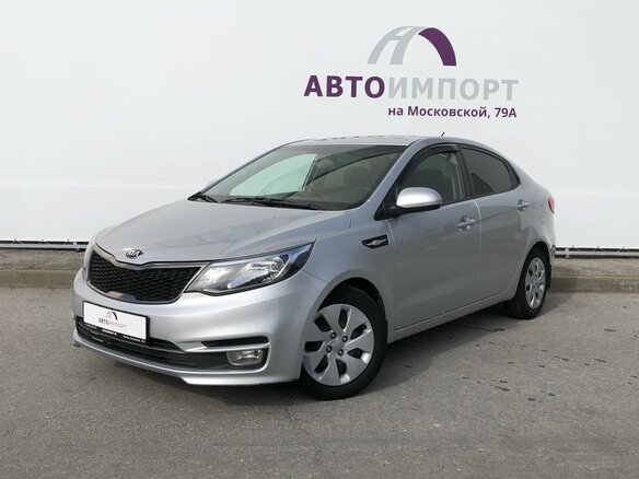 2016 Kia Rio III Рестайлинг, белый, 1315000 рублей