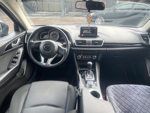 2014 Mazda 3 III (BM), чёрный, 1400000 рублей - вид 8