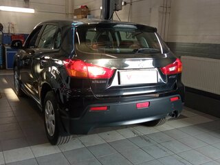 2012 Mitsubishi ASX I, чёрный, 880000 рублей, вид 4