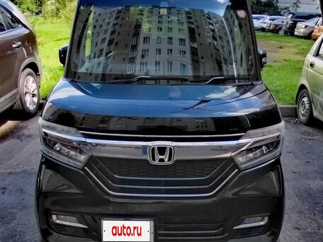 2017 Honda N-BOX II, чёрный, 950000 рублей, вид 1