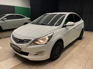 2014 Hyundai Solaris I Рестайлинг, белый, 890000 рублей, вид 3