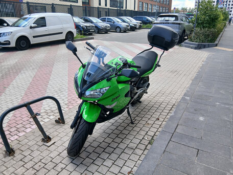 2011 Kawasaki ER-4F (Ninja 400R), зелёный, 380000 рублей, вид 5