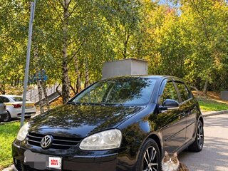 2007 Volkswagen Golf V, чёрный, 845000 рублей, вид 1