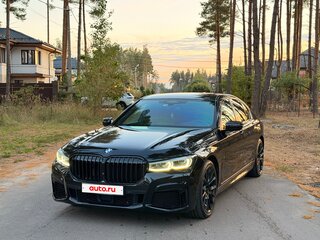 2020 BMW 7 серии 730d xDrive VI (G11/G12) Рестайлинг, чёрный, 6100000 рублей, вид 2
