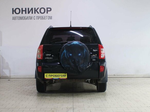 2014 Chery Tiggo (T11) I Рестайлинг (FL), чёрный - вид 3