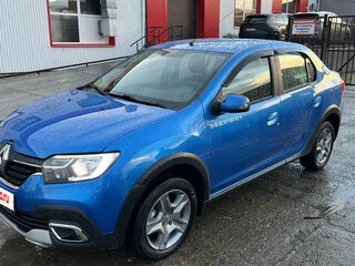 2019 Renault Logan Stepway II Рестайлинг, синий, 950000 рублей, вид 1