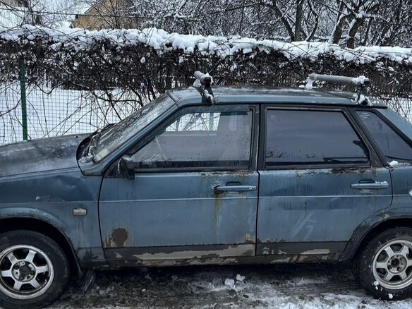 2001 Lada (ВАЗ) 21099, синий, 75000 рублей - вид 3