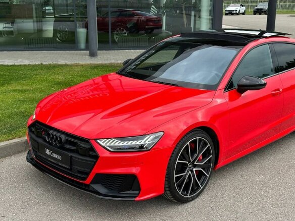 2021 Audi S7 II (4K), красный, 8700000 рублей - вид 7