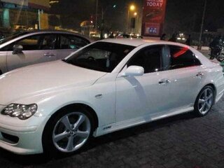 2005 Toyota Mark X I, белый, 1100000 рублей, вид 1