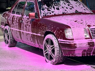 1993 Mercedes-Benz W124 220, красный, 520000 рублей, вид 3