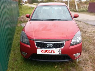 2011 Kia Rio II Рестайлинг, красный, 350000 рублей, вид 1