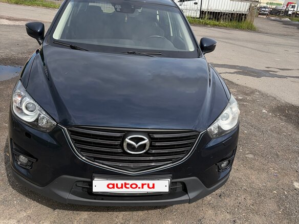 2016 Mazda CX-5 I Рестайлинг, синий, 1950000 рублей