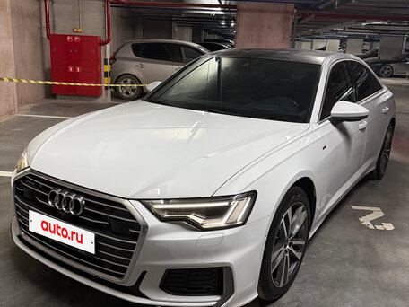 2021 Audi A6 45 TFSI V (C8), белый, 4800000 рублей, вид 2