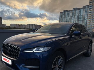 2021 Jaguar F-Pace I Рестайлинг, синий, 4300000 рублей, вид 2