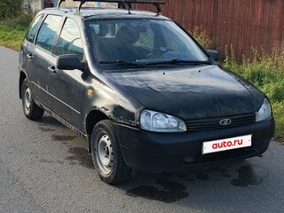 2013 Lada (ВАЗ) Kalina I, чёрный, 130000 рублей, вид 2