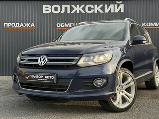 2015 Volkswagen Tiguan I Рестайлинг, синий, 1810000 рублей, вид 5