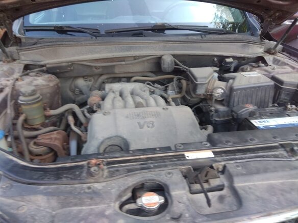 2008 Hyundai Santa Fe II, пурпурный, 1000000 рублей - вид 6