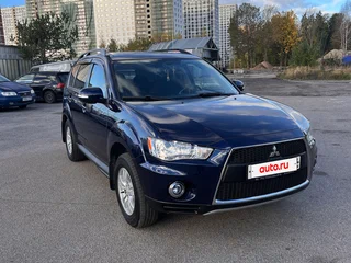 2012 Mitsubishi Outlander II Рестайлинг, синий, 1250000 рублей, вид 2