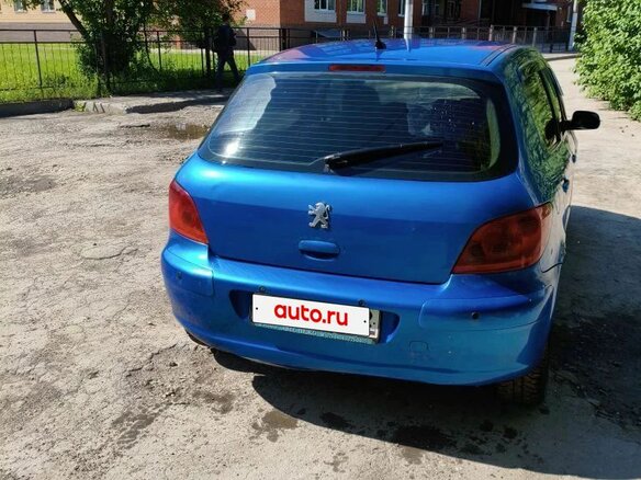 2001 Peugeot 307 I, синий, 160000 рублей - вид 1