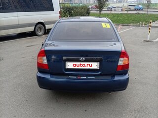 2008 Hyundai Accent ТагАЗ II, синий, 330000 рублей, вид 5