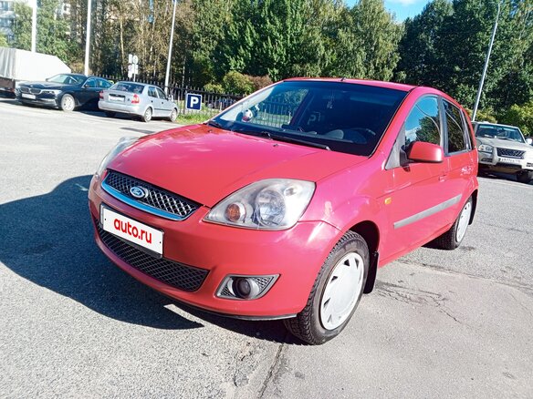 2006 Ford Fiesta Mk5, красный, 320000 рублей