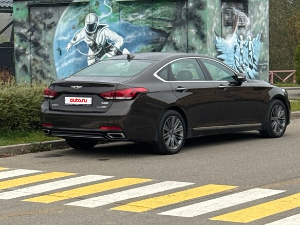 2017 Genesis G80 I, коричневый, 2250000 рублей - вид 11