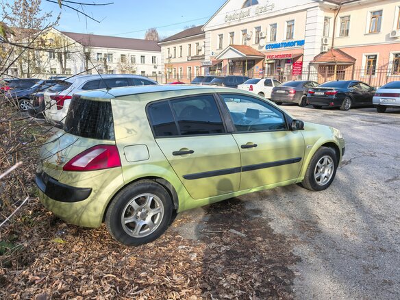 2003 Renault Megane II, зелёный - вид 3