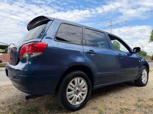 2002 Mitsubishi Airtrek I, синий, 400000 рублей - вид 4