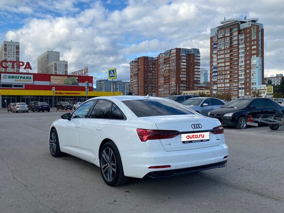 2021 Audi A6 45 TFSI V (C8), белый, 3990000 рублей - вид 9