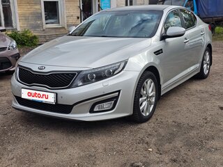 2014 Kia Optima III Рестайлинг, серебристый, 1299000 рублей, вид 1