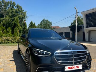 2021 Mercedes-Benz S-Класс 500 4MATIC VII (W223), чёрный, 9850000 рублей, вид 2