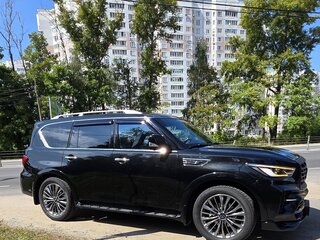 2021 Infiniti QX80 I Рестайлинг 3, чёрный, 7500000 рублей, вид 3