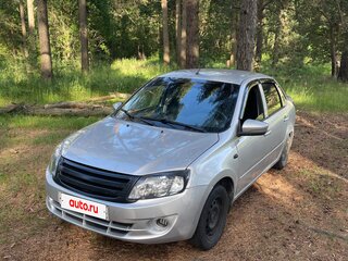 2013 Lada (ВАЗ) Granta I, серебристый, 405000 рублей, вид 1