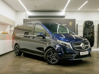2022 Mercedes-Benz V-Класс Long 300 d длинный III (W447) Рестайлинг, синий, 11500000 рублей, вид 3