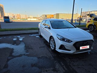 2019 Hyundai Sonata VII (LF) Рестайлинг, белый, 1780000 рублей, вид 2