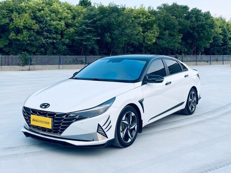 2022 Hyundai Elantra VII (CN7), белый, 1690000 рублей, вид 2