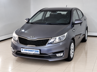 2016 Kia Rio III Рестайлинг, серый, 1260000 рублей, вид 1