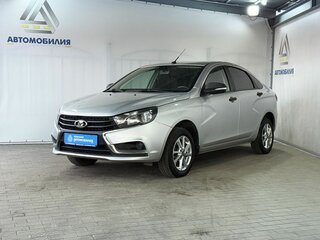 2019 Lada (ВАЗ) Vesta I, серебристый, 759000 рублей, вид 1