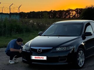 2006 Mazda 6 I (GG) Рестайлинг, чёрный, 590000 рублей, вид 4