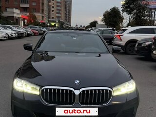 2020 BMW 5 серии 523d VII (G30/G31/G38) Рестайлинг, синий, 3700000 рублей, вид 3