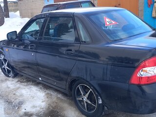 2013 Lada (ВАЗ) Priora I, чёрный, 500000 рублей, вид 3