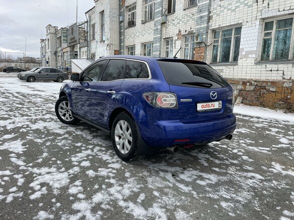 2008 Mazda CX-7 I, синий, 1050000 рублей - вид 6