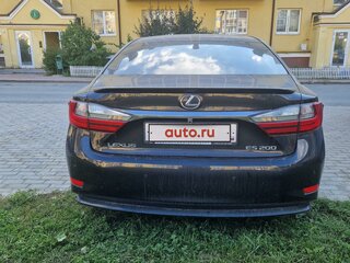 2016 Lexus ES 200 VI Рестайлинг, чёрный, 2800000 рублей, вид 4