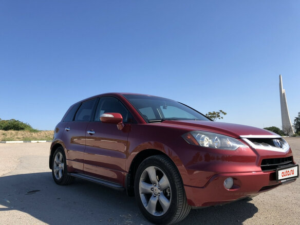 2007 Acura RDX I, красный, 1050000 рублей - вид 2