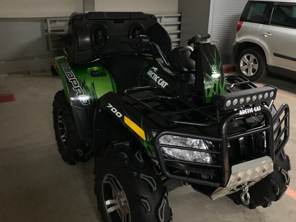 2012 Arctic Cat 700 Series, зелёный - вид 2