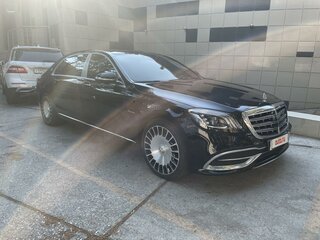 2017 Mercedes-Benz Maybach S-Класс 450 I (X222) Рестайлинг, чёрный, 7100000 рублей, вид 3